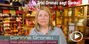 Trixi Gronau sagt Danke