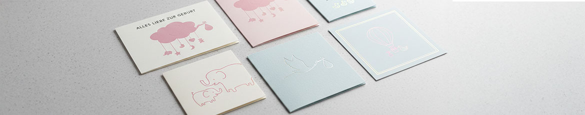 Babykarten Geburtskarten 2026