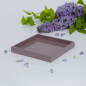 Preview: Mini Size Tray, square, paint Lacquer mauve style