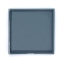 Preview: Mini Size Tray, square, paint Lacquer dove grey, top