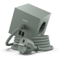 Preview: Avolt Square 1, Multi Charging cube, oak green
