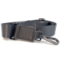 Preview: BGents leather Business Bag grey, strap