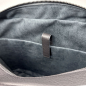 Preview: BGents leather Business Bag grey, inside