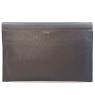 Preview: BGents leather Laptop , Tablet, Couvert grey, back