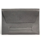 Preview: BGents leather Laptop Tablet, Couvert grey, front