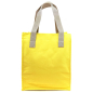Preview: Interdee Tote, MIA, neon yellow, Logo print gold, back