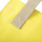 Preview: Interdee Tote, MIA, neon yellow, Logo print gold, detail