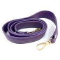 Preview: Schultertasche Lara, Leder violett, strap
