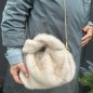 Preview: Mini Tote Ida faux fur beige, style
