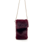 Preview: Smartphonehülle Ivy faux fur bordeaux