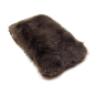 Preview: Smartphonecase Ivy faux fur brown, back