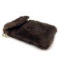Preview: Smartphonecase Ivy faux fur brown, side