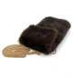 Preview: Smartphonecase Ivy faux fur brown, strap