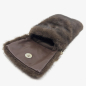 Preview: Smartphonecase Ivy faux fur brown, open
