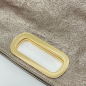 Preview: Tote Handtasche, Vizenza, Metallic Leder bronze, Griffe