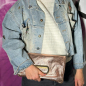 Preview: Tote Bag, Vizenza Leather metallic pinkgold, style