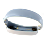 Preview: Vimoda Schultertasche Sandy leder hellblau, top