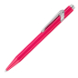 Preview: Caran d'Ache, 849 Kugelschreiber, neon pink, seitlich