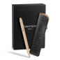 Preview: Caran d'Ache ballpoint set Ecridor Damier rosegold plated with box