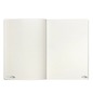 Preview: Caran d'Ache Toile de Jouy A5 notebook open showing lined pages