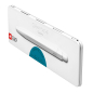 Preview: caran d ache 849 Kugelschreiber caran d Ache 849 ballpoint Claim Your Style 3 ice blau Metallbox von der Seite