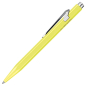 Preview: Caran d'Ache 849 ballpoint pen, neon fluo pastel yellow, top