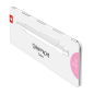 Preview: Caran d'Ache ballpoint 849 Coloramt-X, metallic pink, slim case side