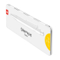 Preview: Caran d'Ache ballpoint 849 Coloramt-X, metallic yellow, slim case side