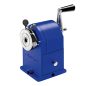 Preview: caran d ache Metall Spitzmaschine, Klein Blue in ultramarineblau, Seitenansicht