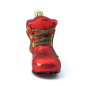 Preview: Christborn Weihnachtsanhänger Wanderstiefel rot, front