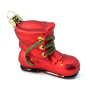 Preview: Christborn Weihnachtsanhänger Wanderstiefel rot, seitlich