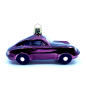 Preview: Christborn Christmas decoration Porsche 911 aubergine, side right