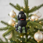 Preview: Christborn Christmas tree ornament white poodle on fir branch