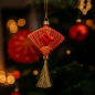 Preview: Christborn Chrismas decoration fan orange, style christmas tree