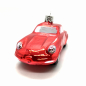 Preview: Christborn Weihnachtsanhänger Porsche 911, rot frontseite