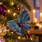 Preview: Christmas Inspirations Butterfly Christmas ornament on a decorated Christmas tree, AI visualisation