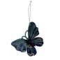 Preview: Christmas Inspirations Butterfly Christmas ornament in purple turquoise green