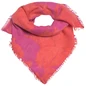 Preview: Cute Stuff Cashmere Bandana Dahlia Wild Berry mit Dahlienmotiv