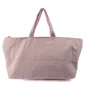 Preview: Rückseite des Cute Stuff Shoppers M in Misty Pink mit weicher Teddy-Oberfläche