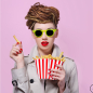 Preview: Doubleice Lesehilfe Round fluo style