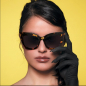 Preview: Doubleice reading glasses Panthera turtle cat eye, style