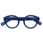 Preview: Doubleice reading glasses Bond blue,front