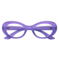 Preview: Doubleice reading glasses Sorbetto Cat-Eye purple, front