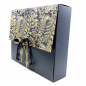 Preview: Faltschachgtel Golden Garden schwarz mit Motiv Druck gold, seite
