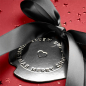Preview: Gift Paper Tag Seal Merry Christmas black, style