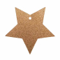 Preview: Geschenkanhänger, Stern, kupfer, glitter,