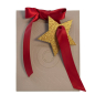 Preview: Gift wrap, gift bag, in kit embossed gold every moment is a gift, with tag