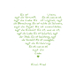 Preview: Painting on canvas white love poem erich Fried , print green background white front