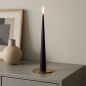 Preview: Ester-Erik Cone Candle dark amethyst, 37cm, style