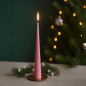 Preview: Ester-Erik Cone Candle dusty lilac, 37cm, XMas style